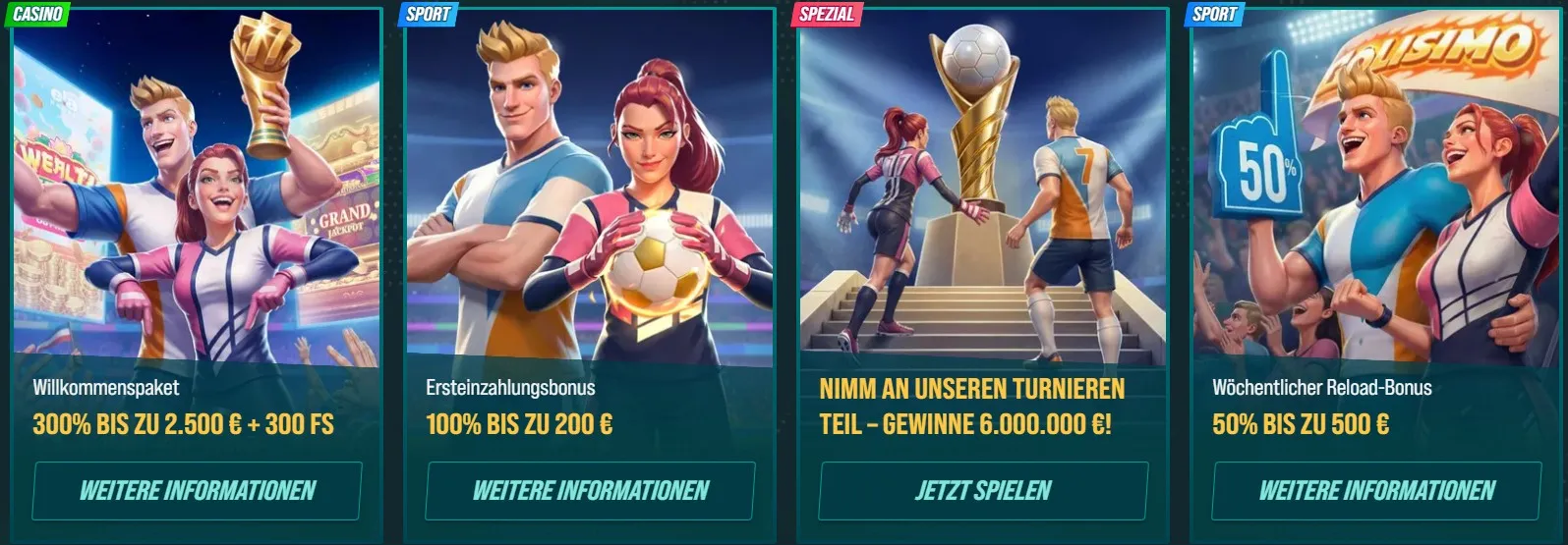 Golisimo Casino Bonusse und Aktionen